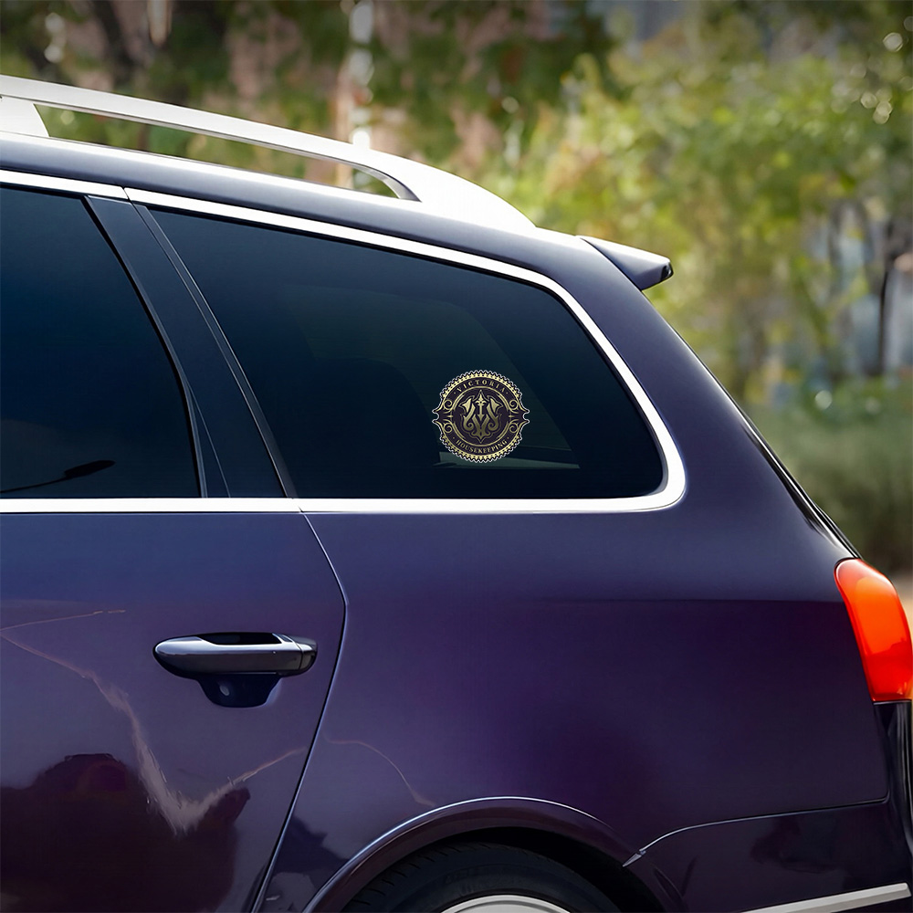 Gaming Console Car - Stiker Mobil ZZZ Victoria Housekeeping, Logo