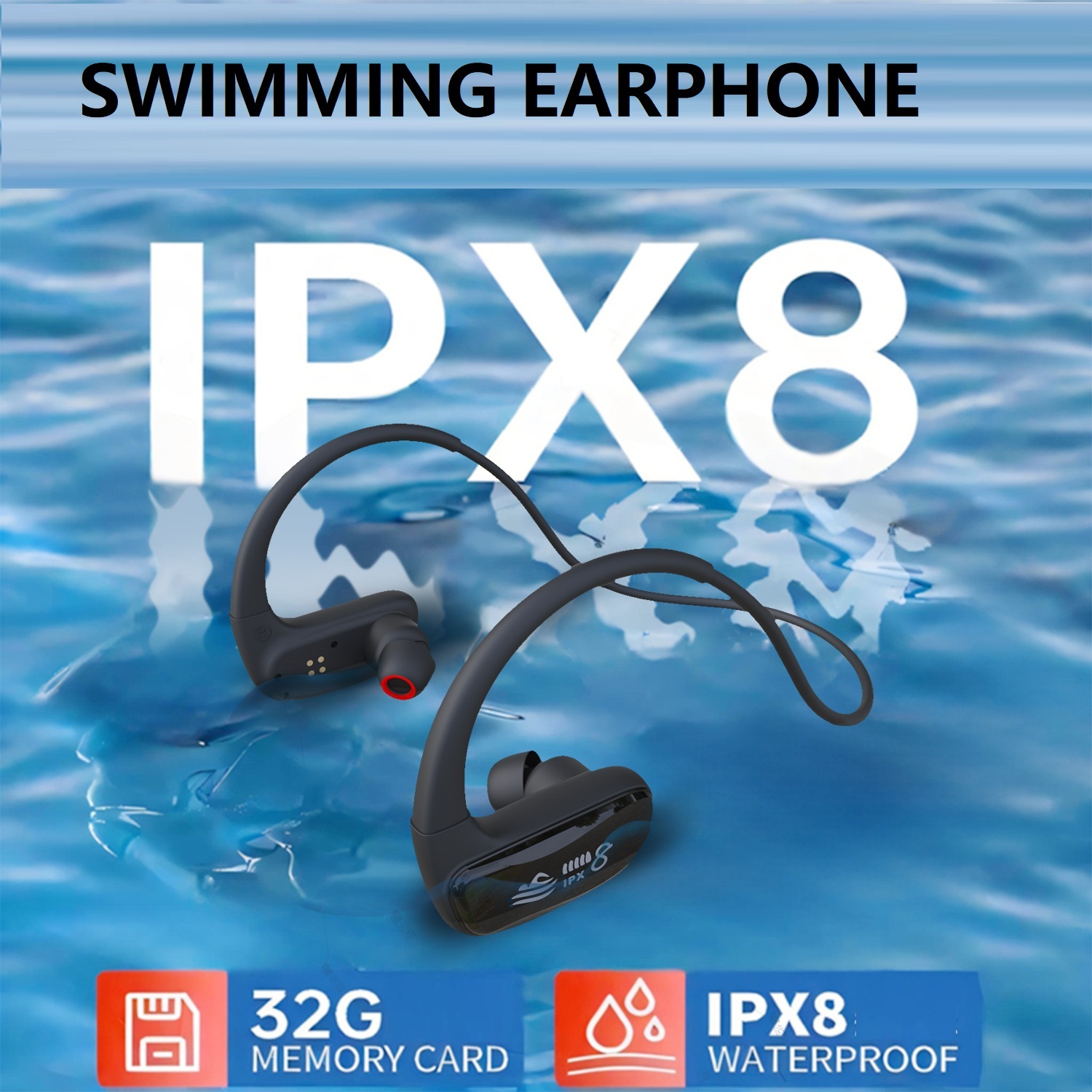 Gaming Console For Your Phone - Earphone Renang 16/32GB Headphone Bluetooth Pemutar