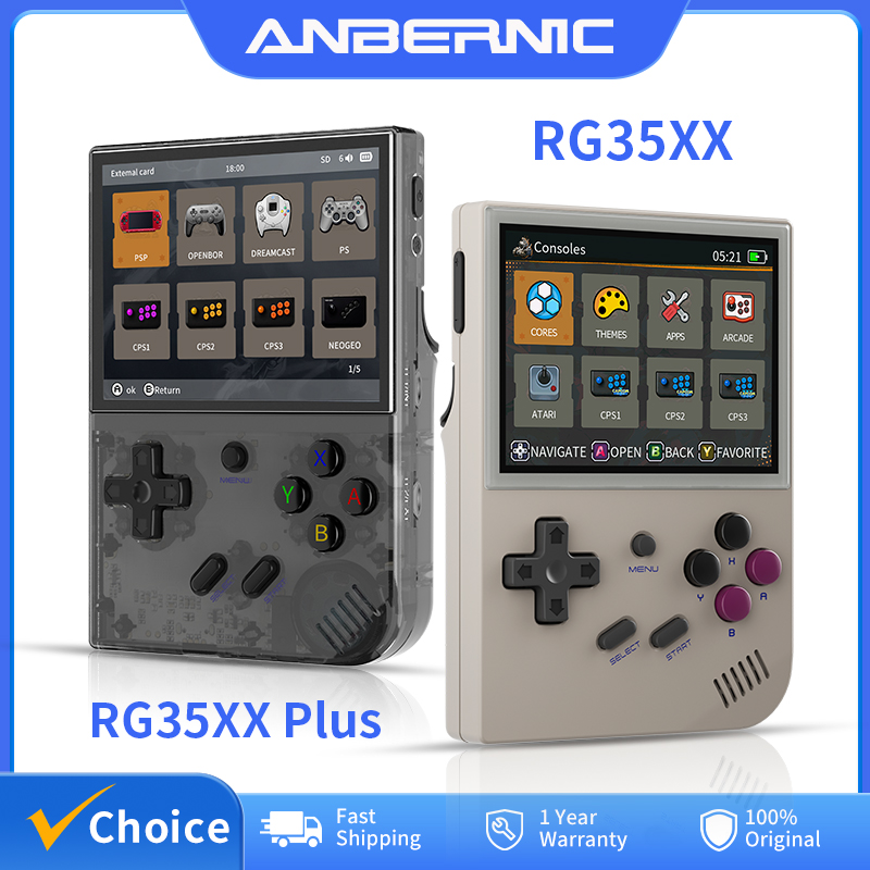 Gaming Console Car - ANBERNIC konsol Game genggam RG35XX Plus/RG35XX,