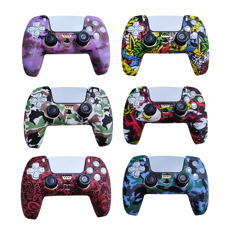 Sony Controller Dualsense - Casing penutup silikon pelindung karet untuk