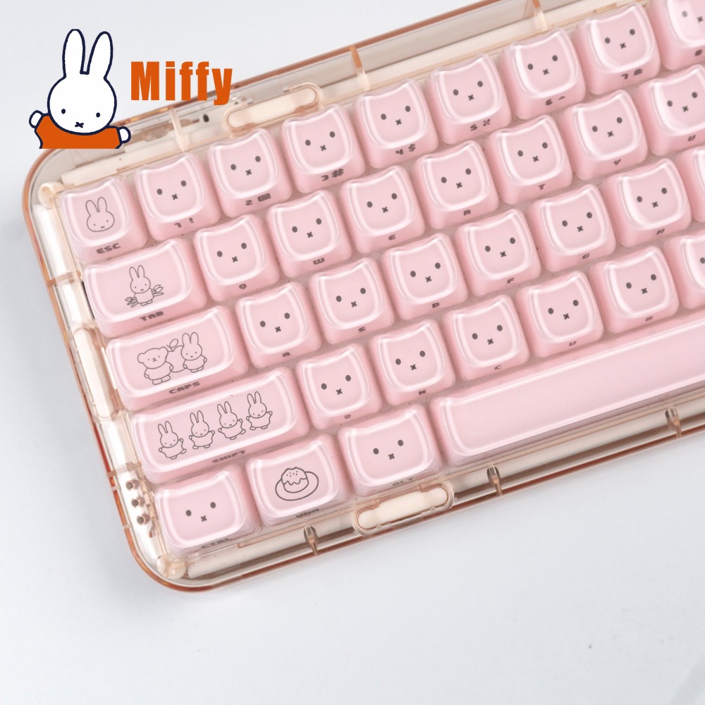 Kawaii Miffy Keycaps Penutup K - Pad Gaming Console ulasan dan harga