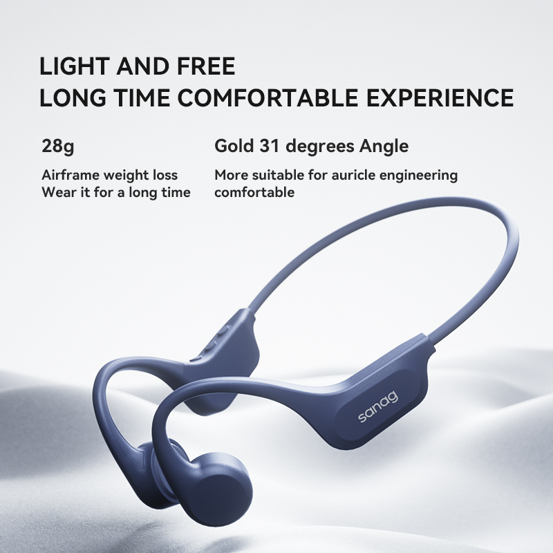 Sanag B60S IPX8 Headphone Blue - Gaming Console For Your Phone ulasan dan harga