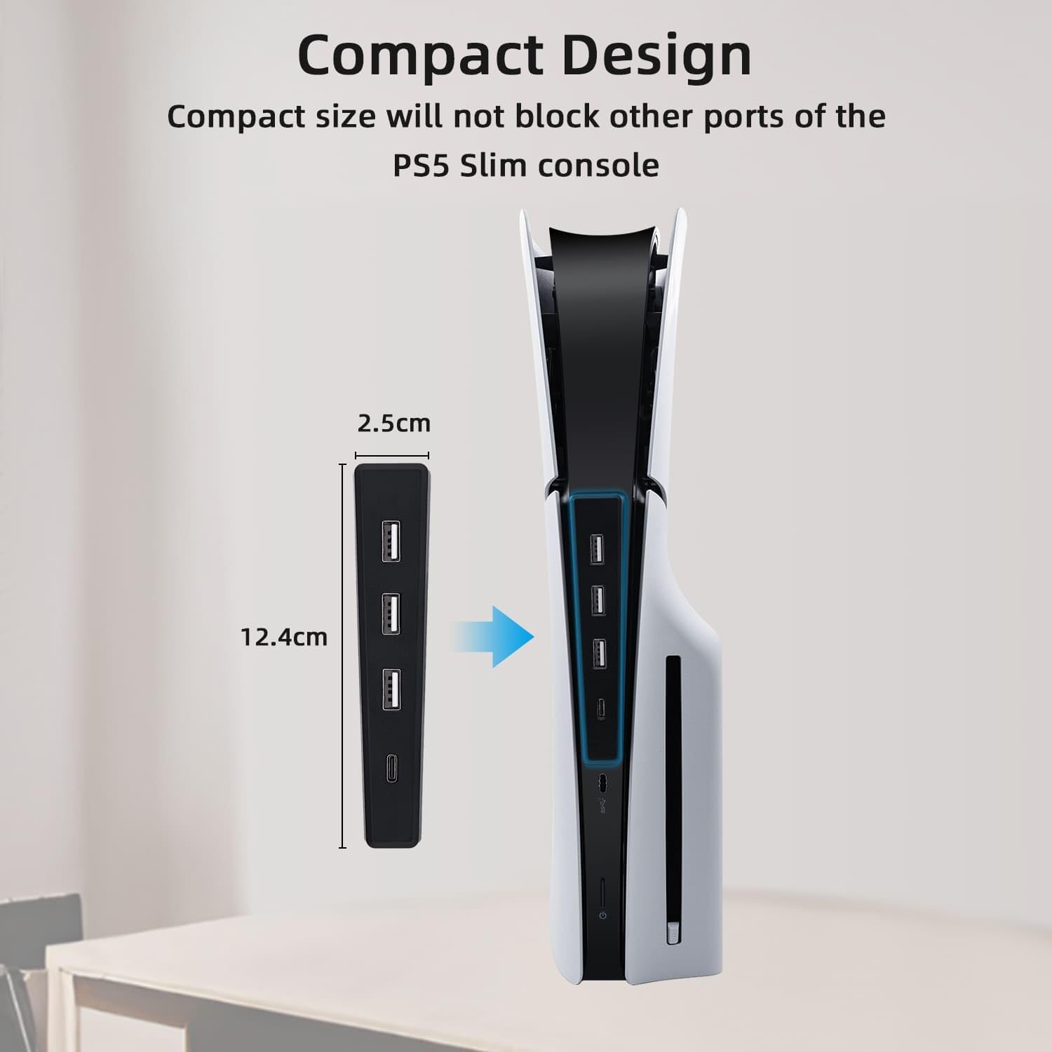 Hub USB 4 port untuk PS5 Slim  - Gaming Console Ps5 ulasan dan harga