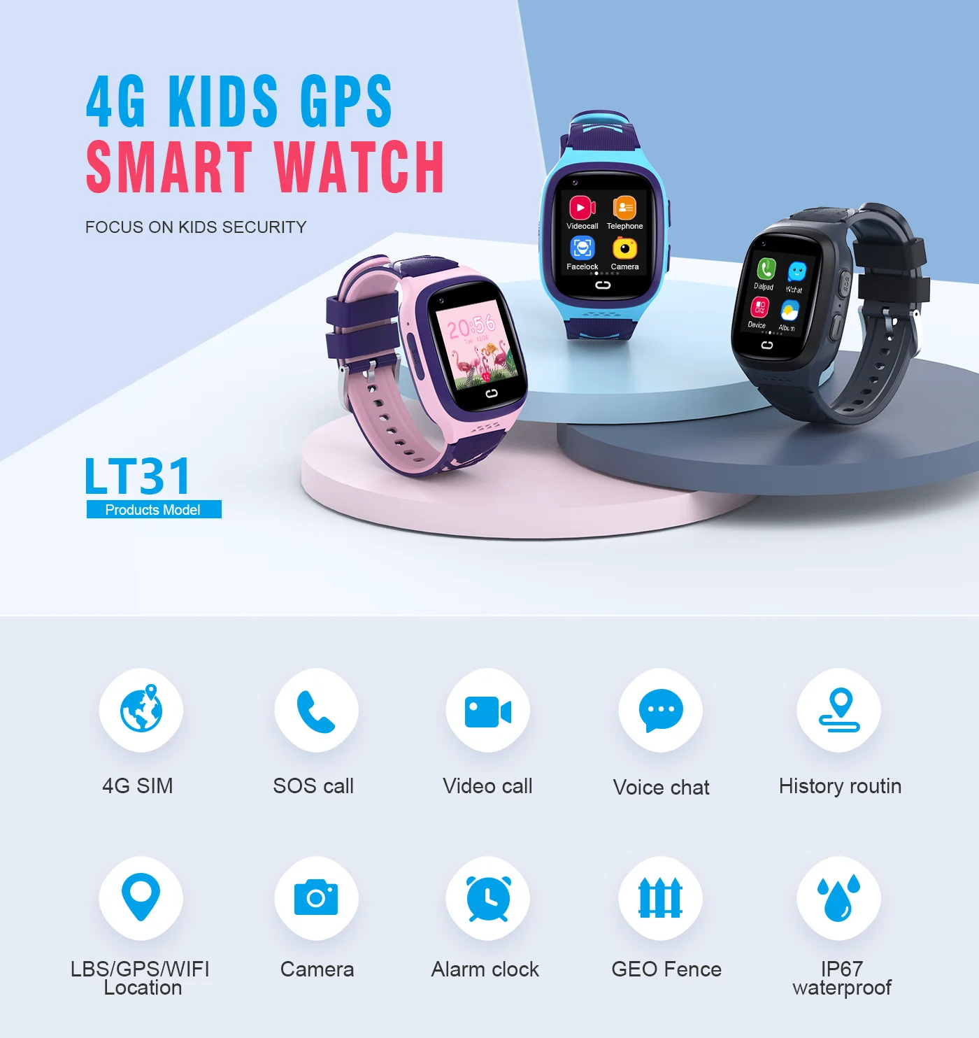 Jam Tangan Pintar Anak 4G SOS  - Gaming Console For Your Phone ulasan dan harga
