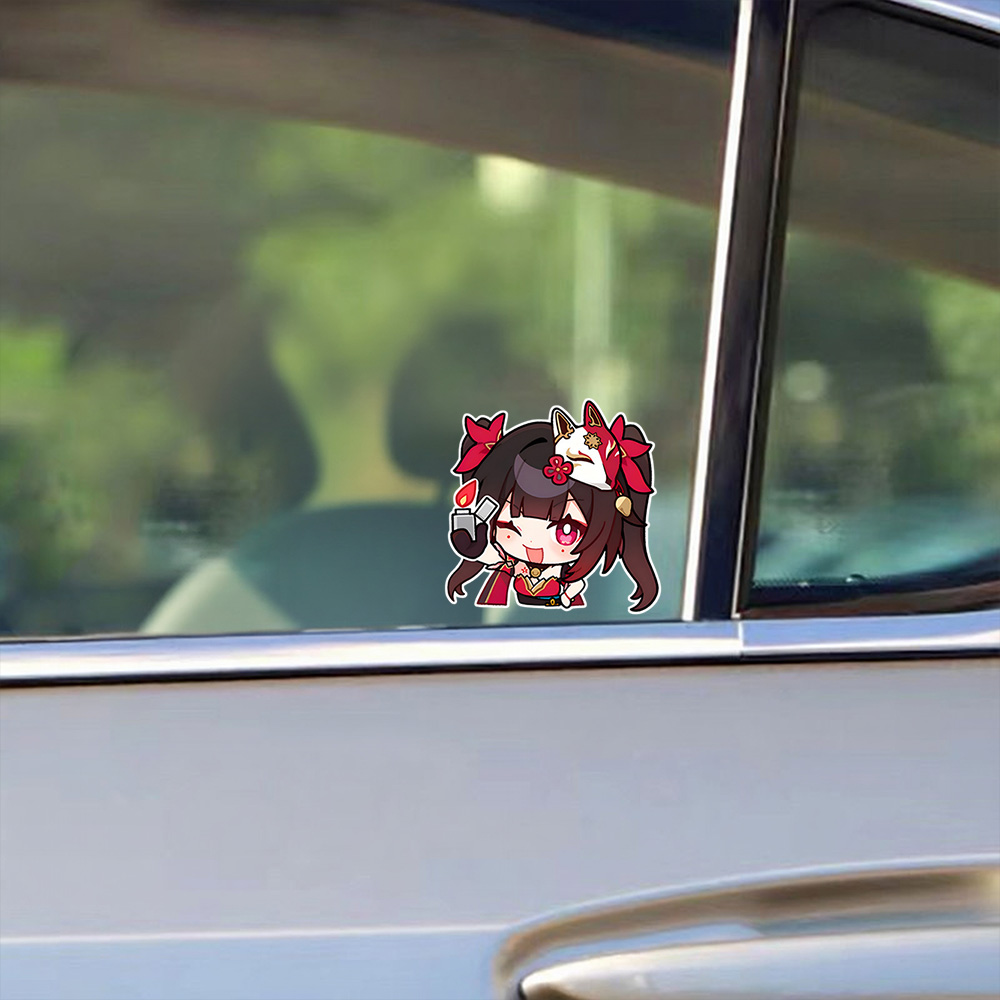 Stiker Mobil Kartun Berkilau L - Gaming Console Car ulasan dan harga