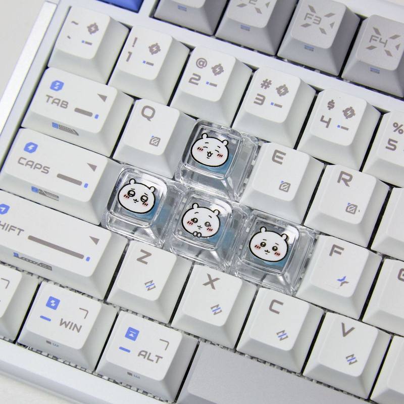 Chiikawa 4 Buah Keycap Transpa - Pad Gaming Console ulasan dan harga