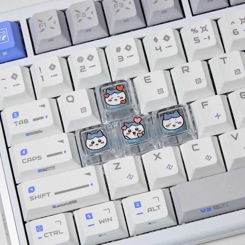 Chiikawa 4 Buah Keycap Transpa - Pad Gaming Console ulasan dan harga