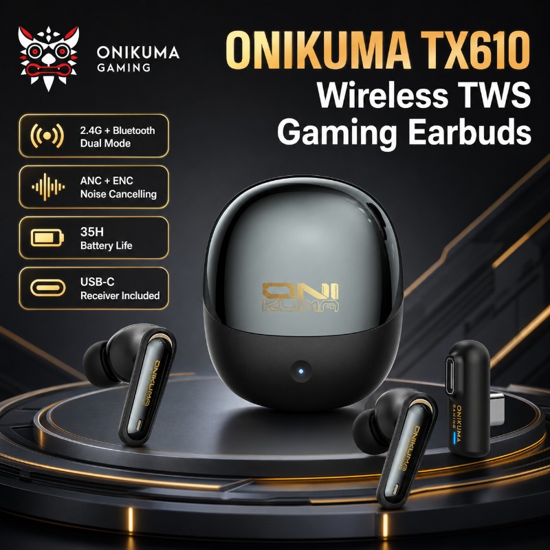 ONIKUMA TX610 Earbud Gaming Ni - Gaming Console For Your Phone ulasan dan harga