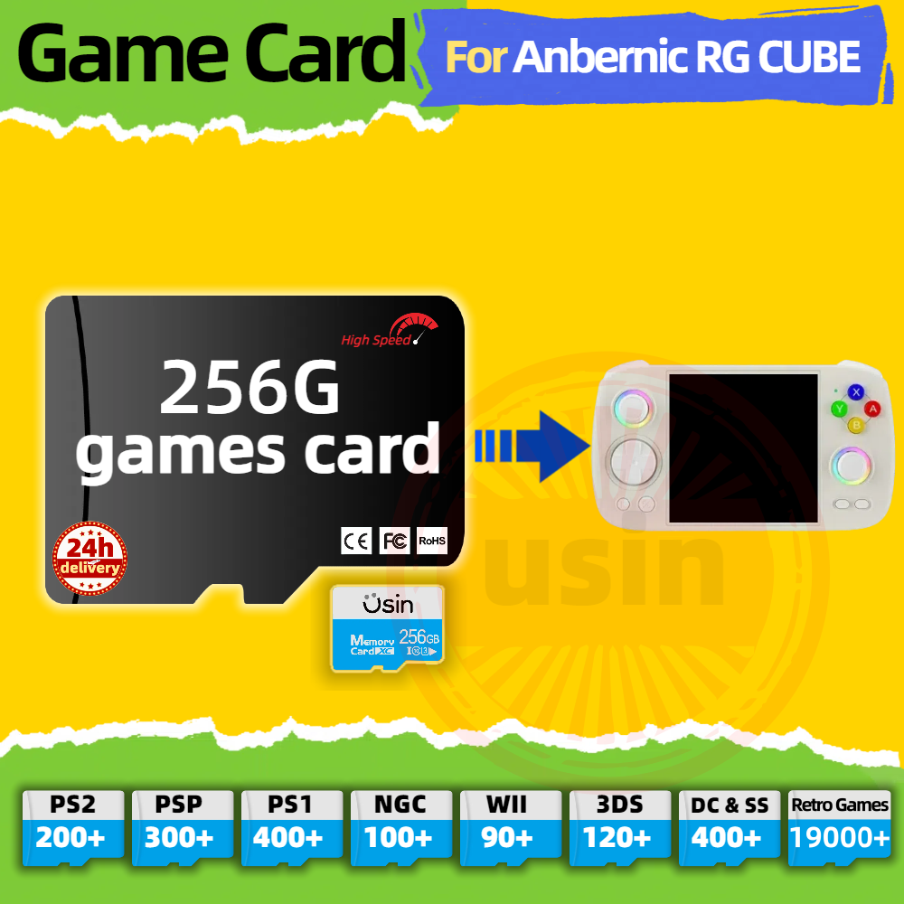 Kartu Game Untuk Anbernic RG C - Gaming Console Cube ulasan dan harga