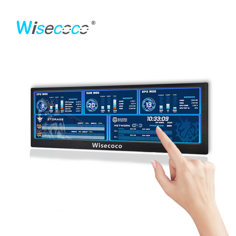 Wisecoco 14 Inci 4K Monitor Po - Gaming Console Car ulasan dan harga