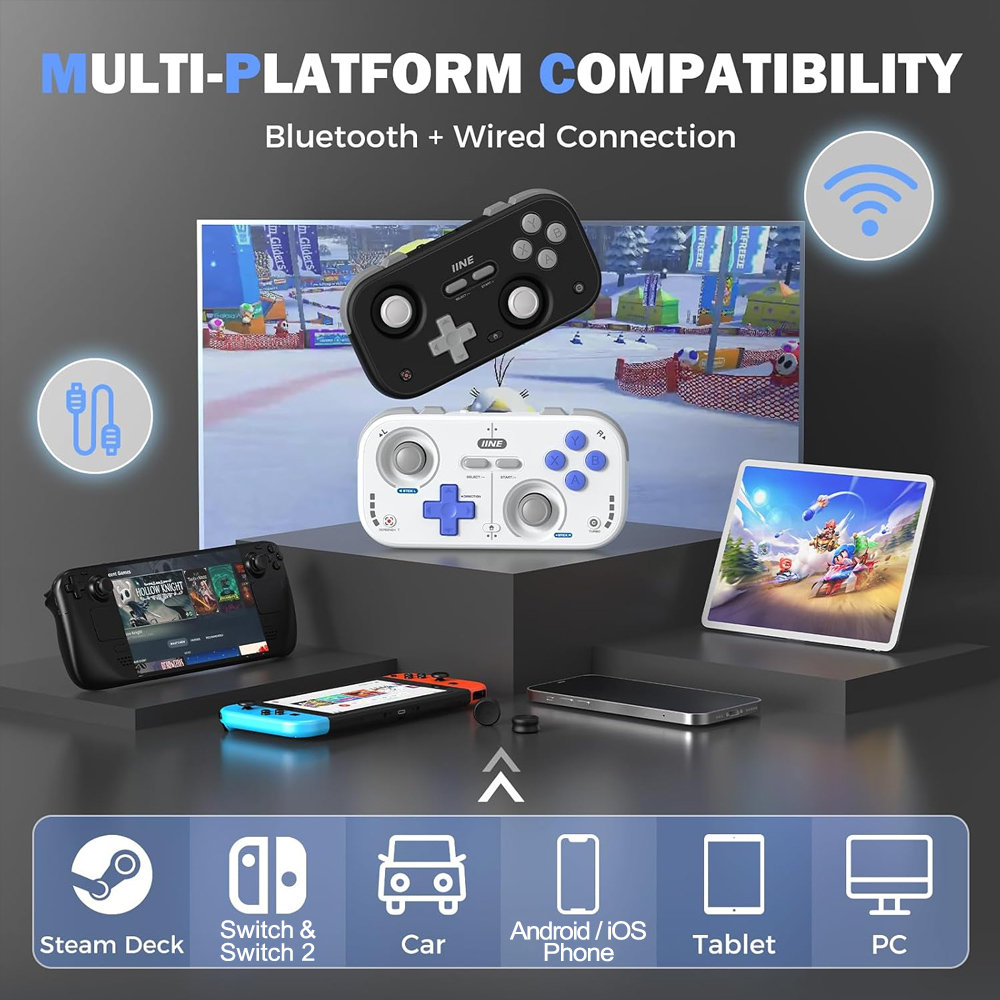 IINE Retro Pocket Gamepad Mini - Gaming Console Car ulasan dan harga